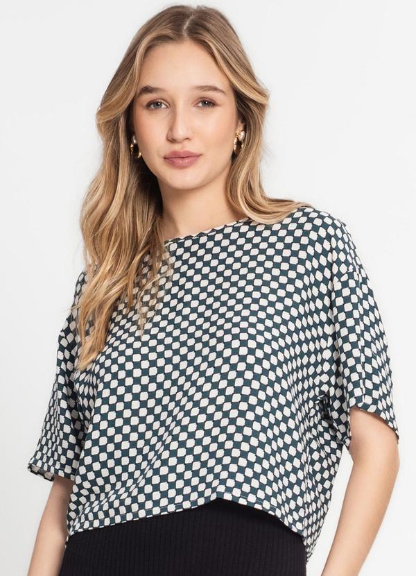 Blusa Feminina Estampada Verde