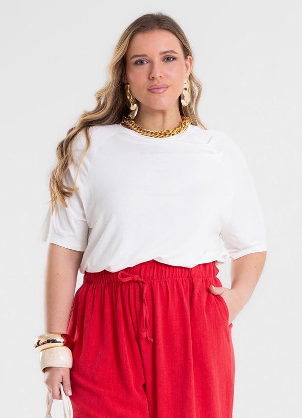 Blusa Feminina Manga Raglan Bege