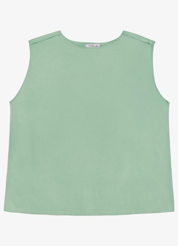 Blusa Feminina Plus Manga Morcego Verde