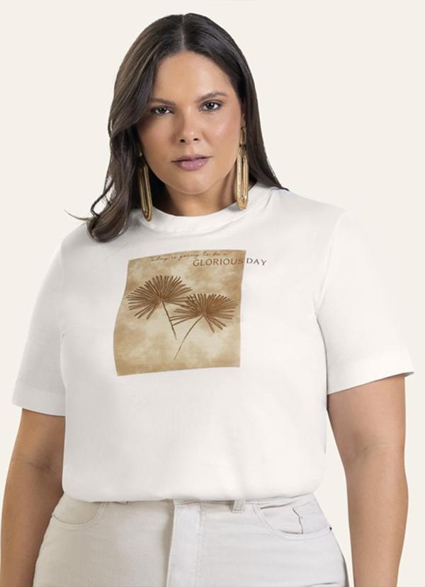 Blusa Feminina Plus Size Bege