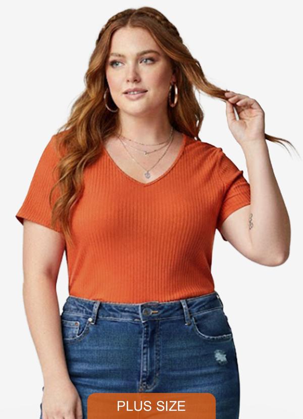 Blusa Feminina Plus Size da Laranja