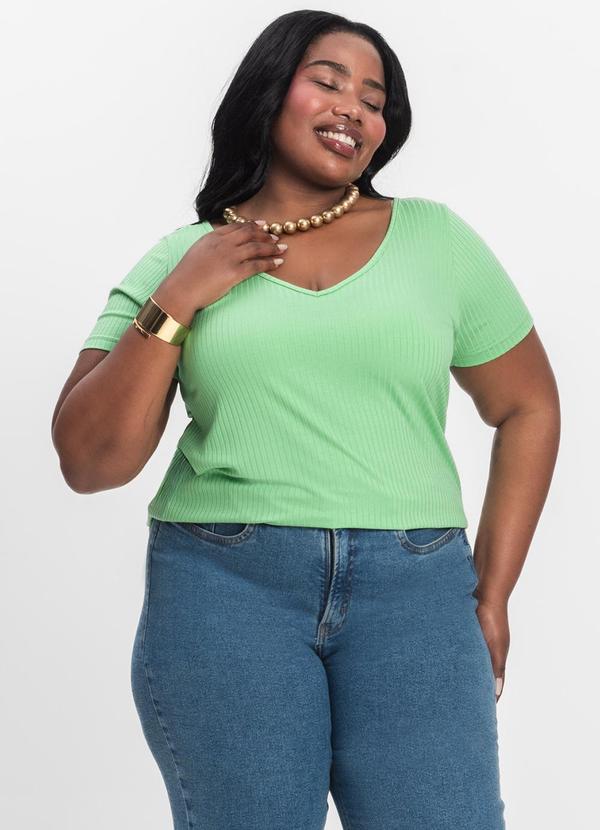 Blusa Feminina Plus Size da Verde
