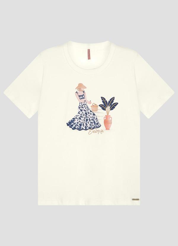 Blusa Feminina Plus Size em Meia Malha Bege