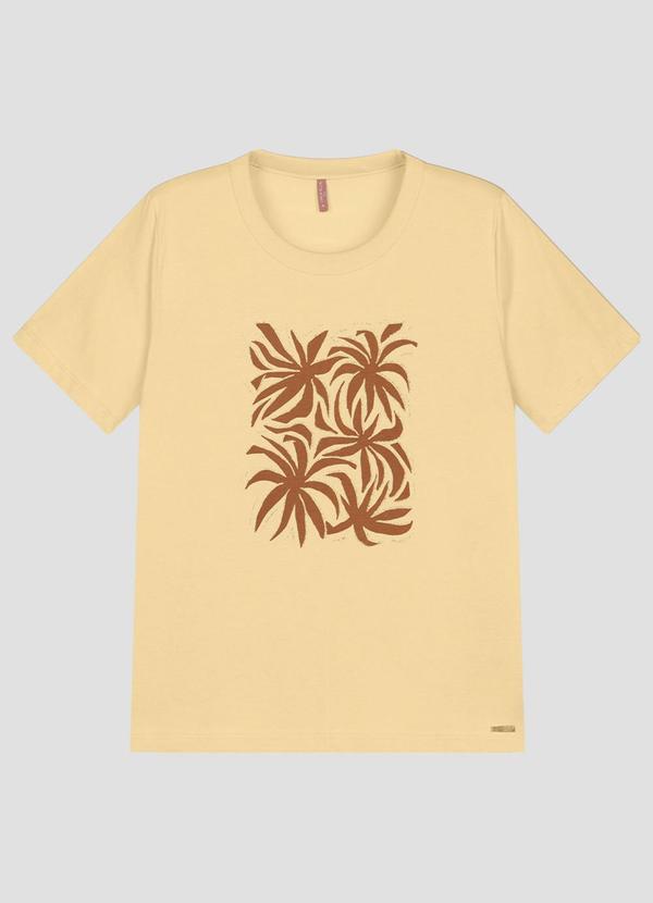 Blusa Feminina Plus Size em Meia Malha Bege