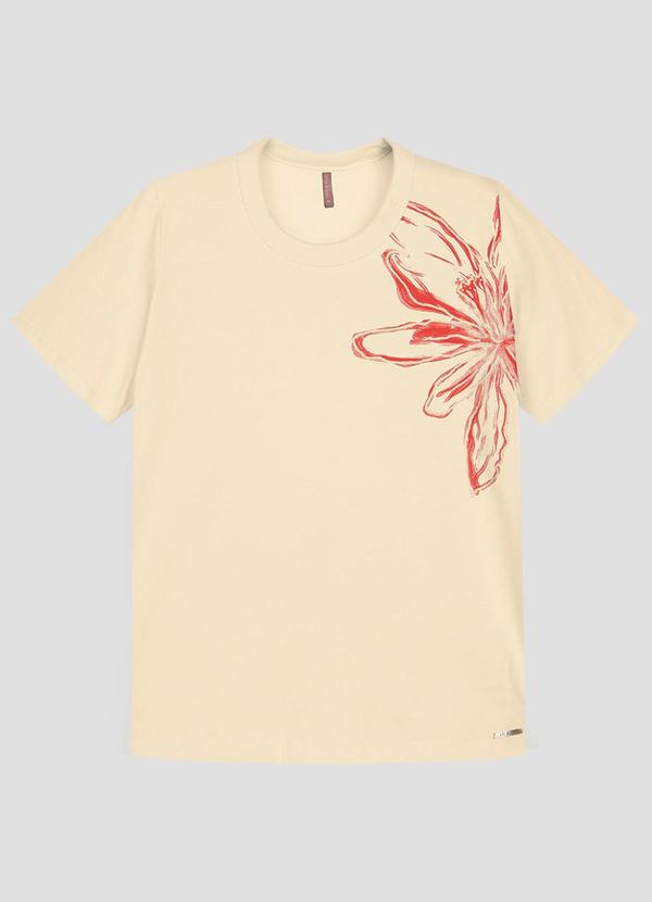 Blusa Feminina Plus Size em Meia Malha Bege
