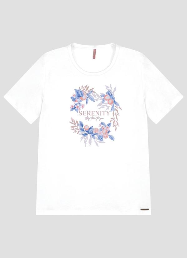 Blusa Feminina Plus Size em Meia Malha Branco