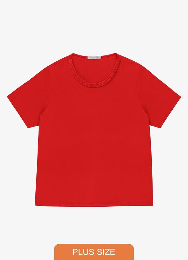 Blusa Feminina Plus Size Laranja