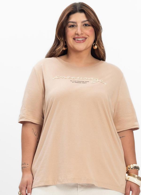 Blusa Feminina Plus Size Marrom