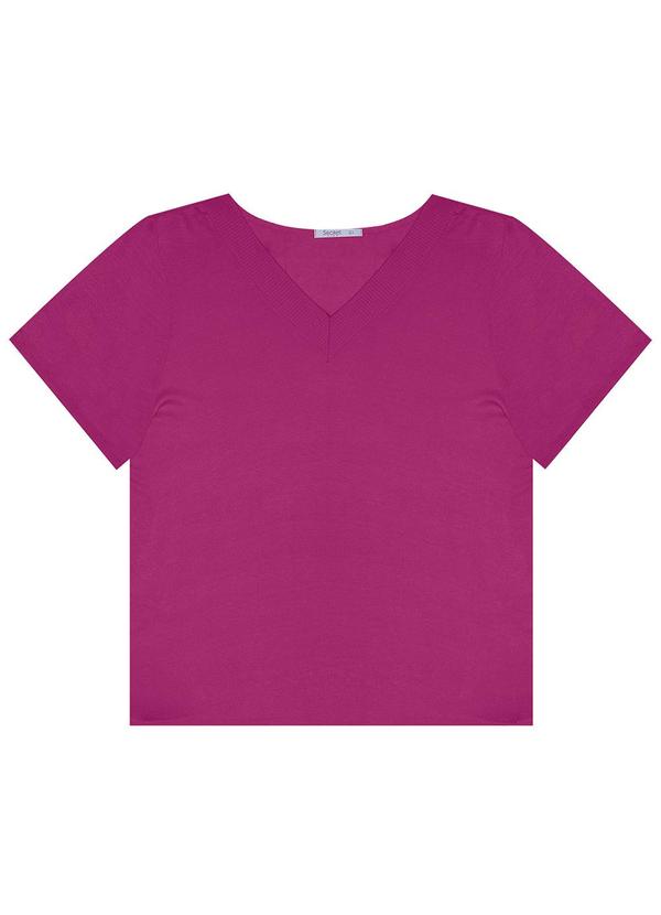Blusa Feminina Plus Size Roxo