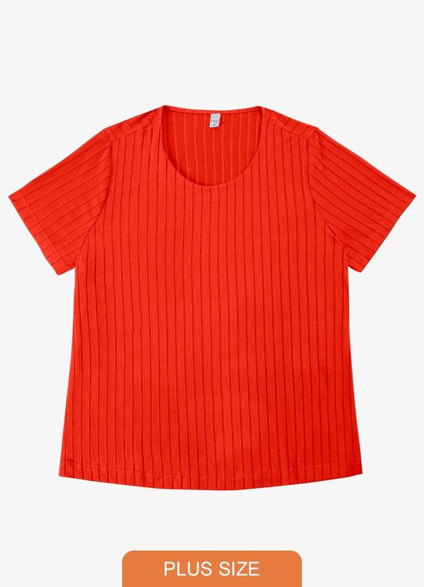 Blusa Malha Delicate Plus Vermelho