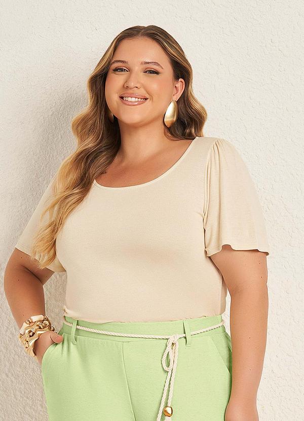 Blusa Manga Curta Básica Verde