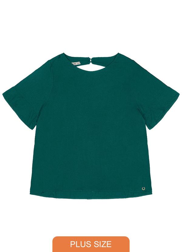 Blusa Plus Size Feminina Verde