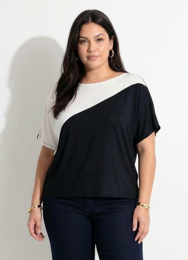 Blusa Preta em Malha Leve