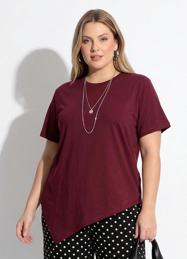 Blusa Vermelha em Algodão