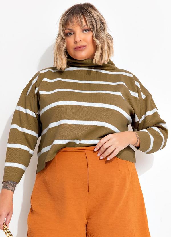 Blusa Bege em Tricô