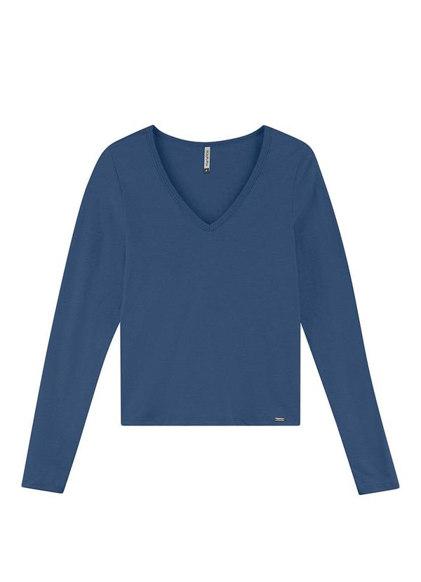 Blusa Feminina Adulta Azul