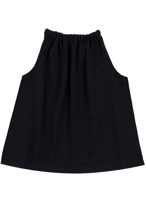 Blusa Evasê com Amarração PlusPreto