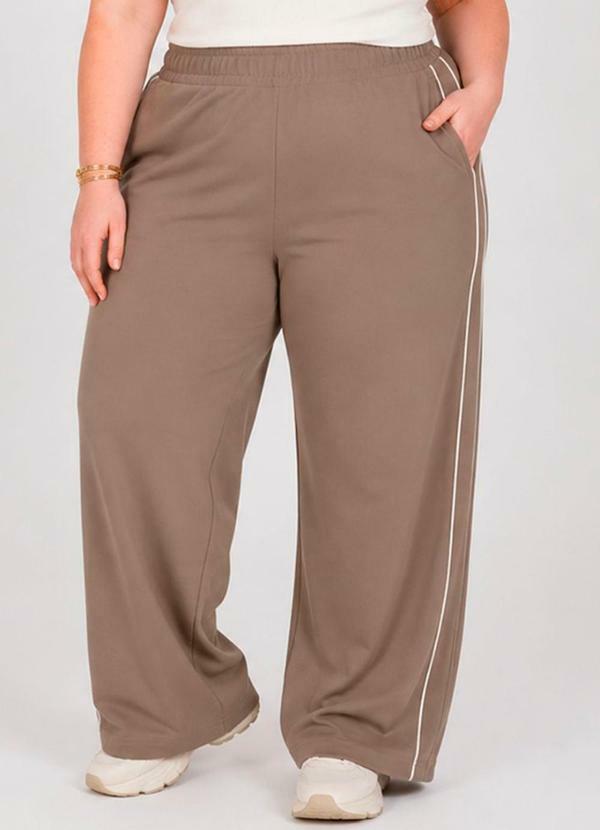 Calça Feminina Pantalona Marrom