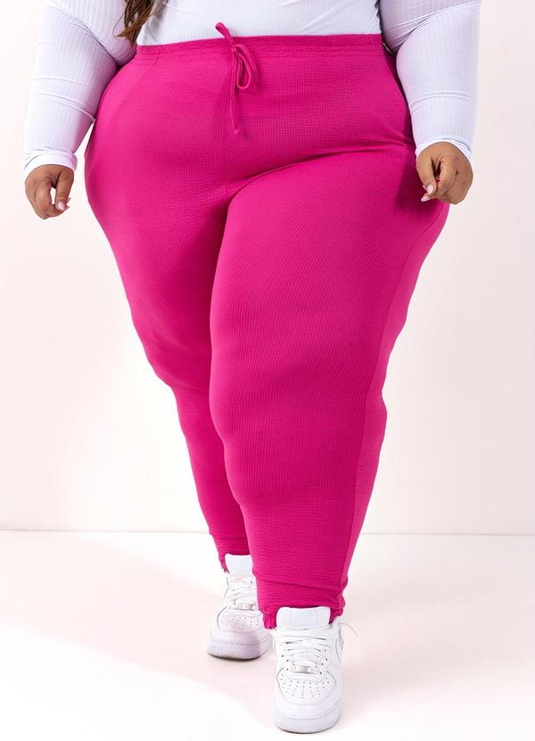 Calça Pink em Malha Anarruga