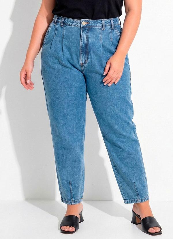 Calça em Jeans Médio Mom Jeans