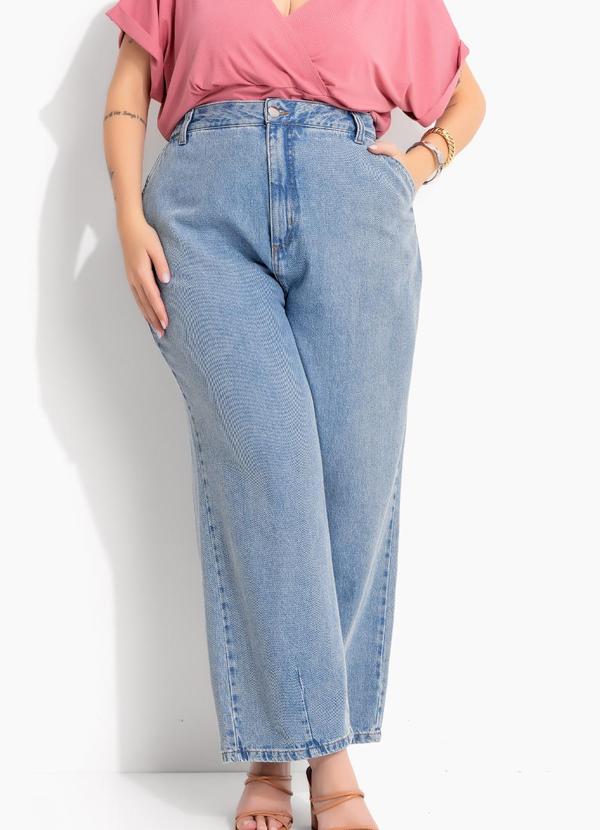 Calça Jeans Claro Baggy
