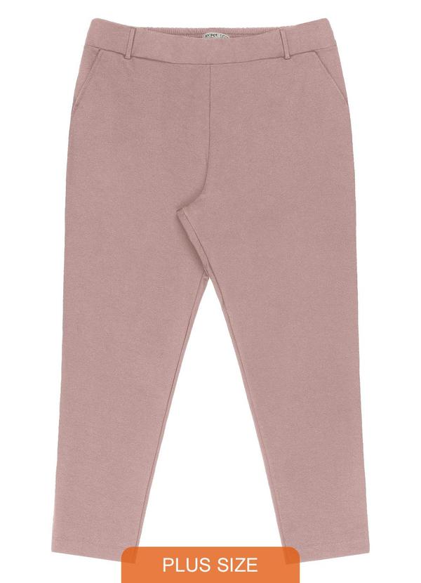 Calça Slim Plus Size Feminina Marrom