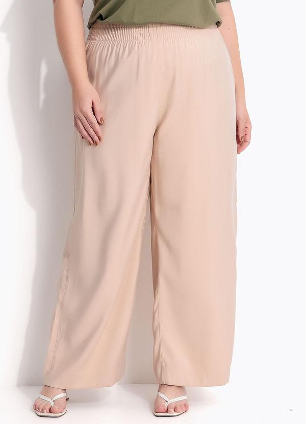 Calça Bege em Alfaiataria