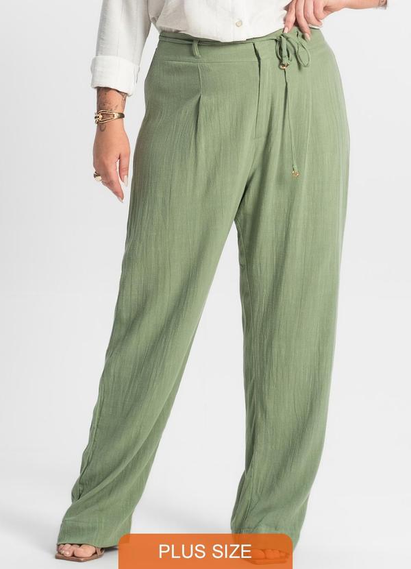 Calça Feminina Reta Verde