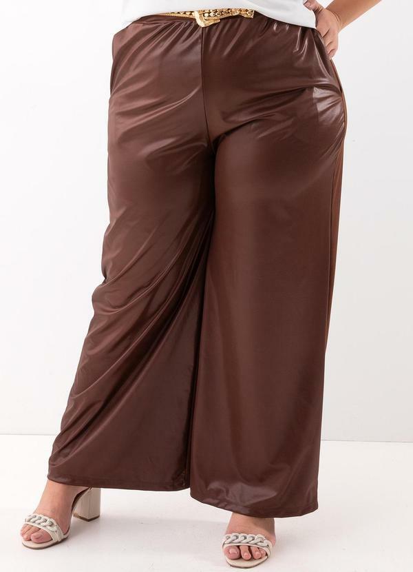Calça Marrom em Malha