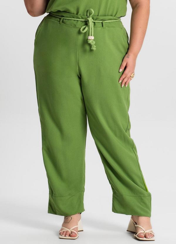 Calça Feminina Plus Size Verde