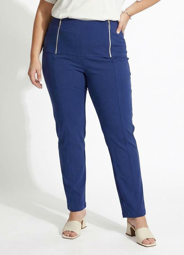 Calça Azul em Bengaline