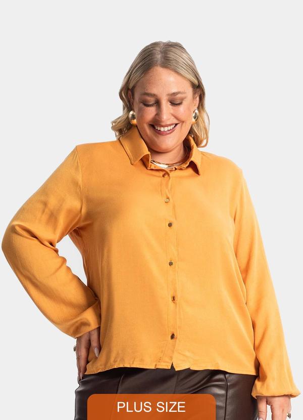 Camisa Manga Longa Marrom