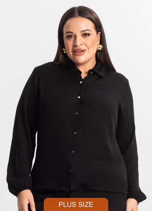 Camisa Manga Longa Preto