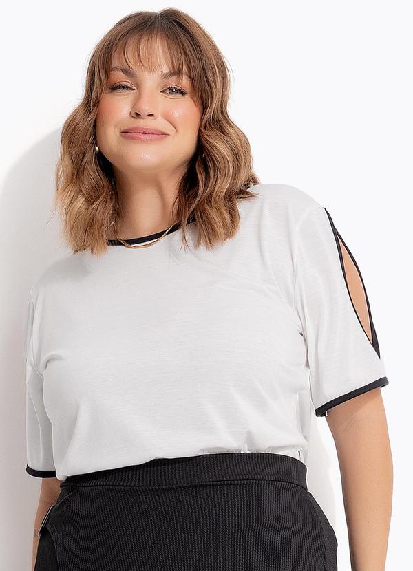 Blusa Off White em Malha