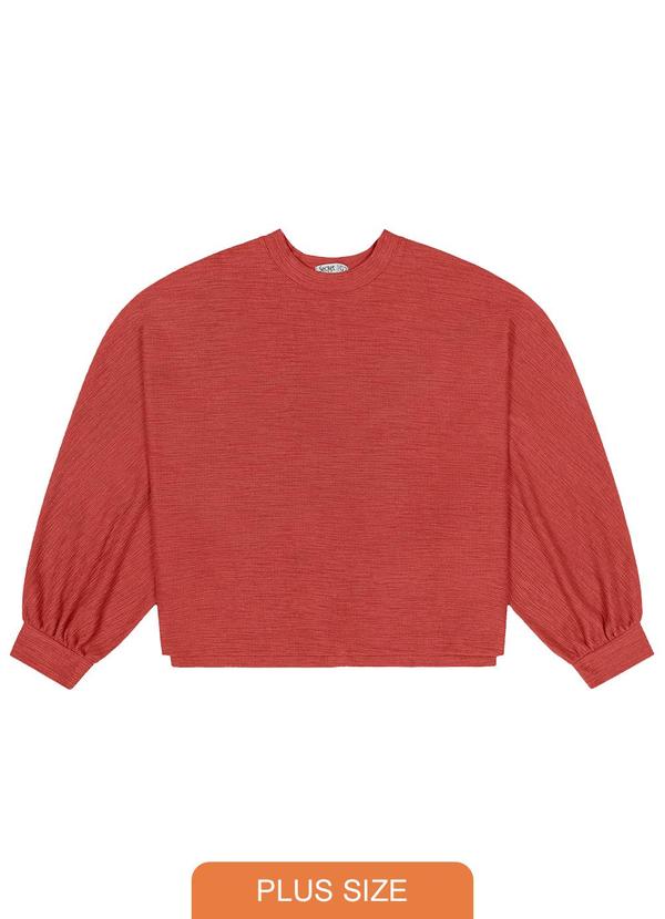 Blusão Feminino Plus Size Marrom