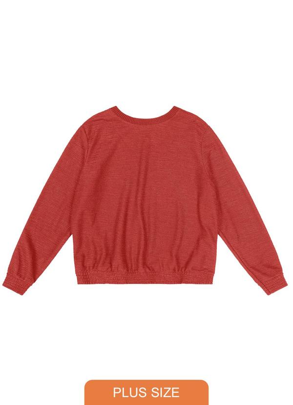 Blusão Feminino Plus Size Marrom