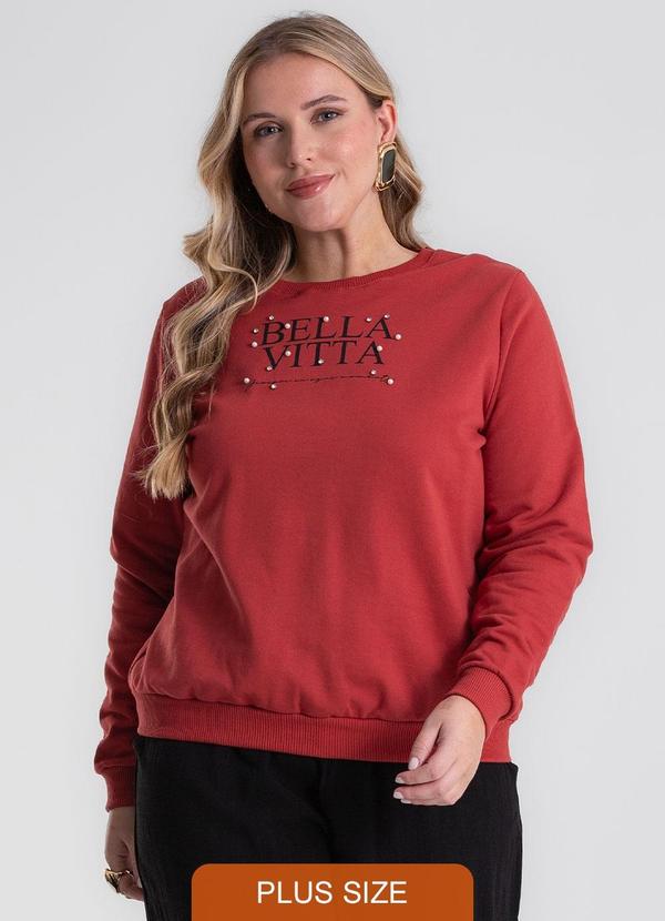 Blusão Plus Size Laranja