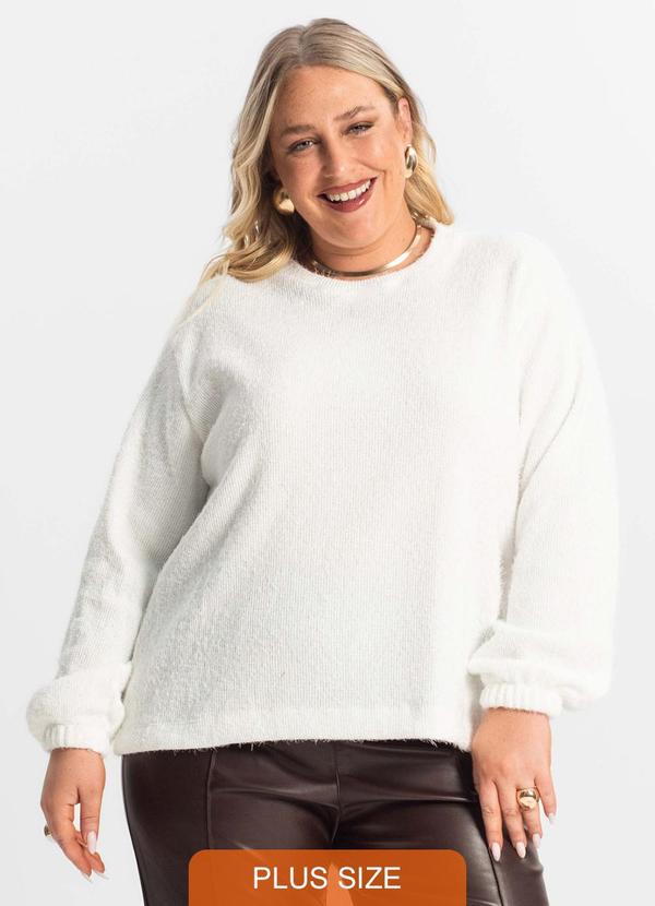 Blusão Feminino Plus Size Bege