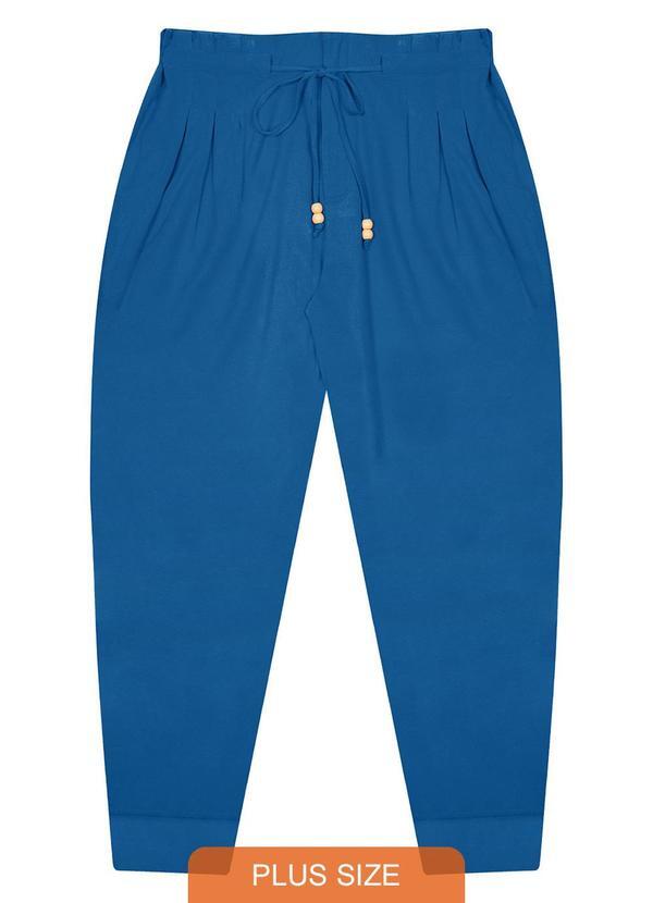 Calça Viscose Feminina Azul