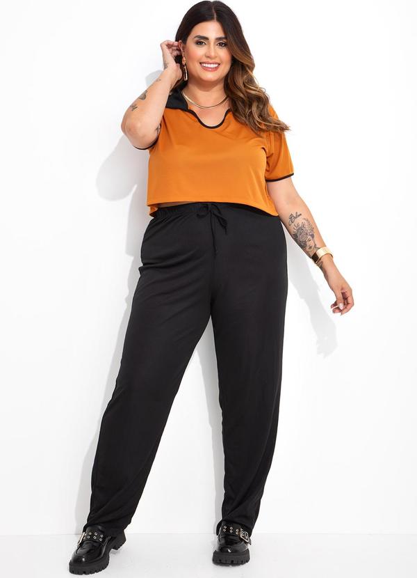 Conjunto Caramelo em Malha
