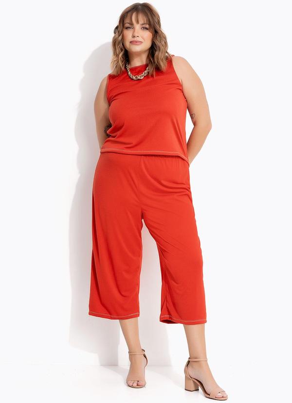 Conjunto Ferrugem em Malha Suede
