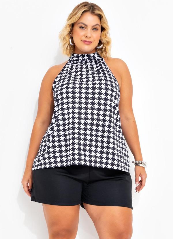 Conjunto Pied Poule em Malha