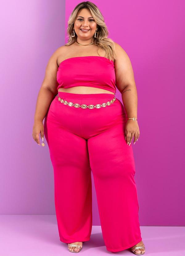 Conjunto Pink em Malha