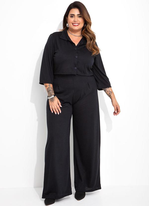 Conjunto Preto em Malha