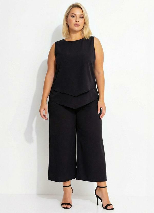 Conjunto Preto em Malha