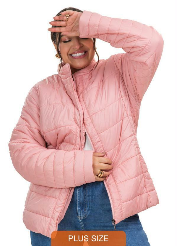 Jaqueta Microfibra Rosa