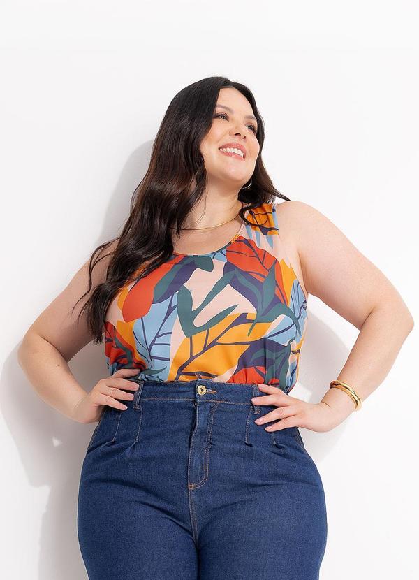 Blusa Folhagem em Malha