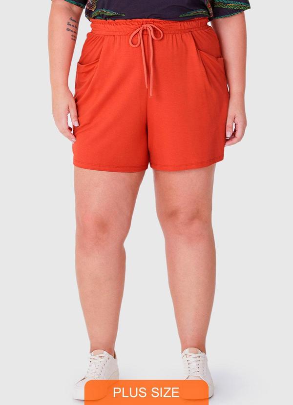 Shorts Terracota em Moletinho
