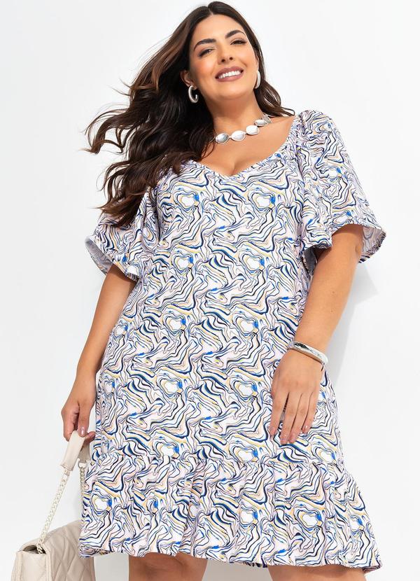 Vestido Branco em Malha Crepe