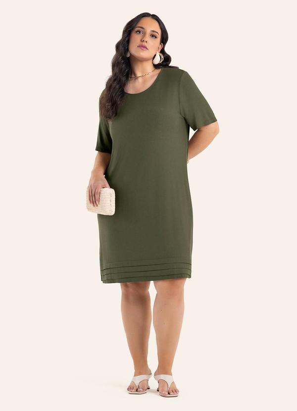 Vestido Feminino Curto Viscose Verde